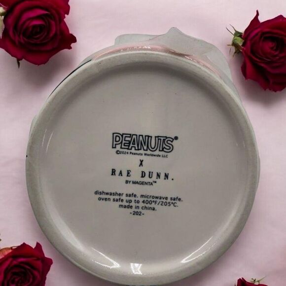 Rae Dunn x Peanuts Snoopy Valentine's Love Baking Dish/Canister/Soup Bowl - NEW! - Picture 5 of 5